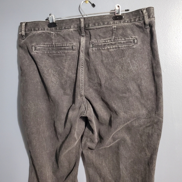 Express Gray Flare Wide Leg Jeans - Picture 5 of 11